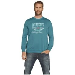 Doppelpack Sweatshirt BOTU Petrol Dunkelblau -Warme Kleidung server 450