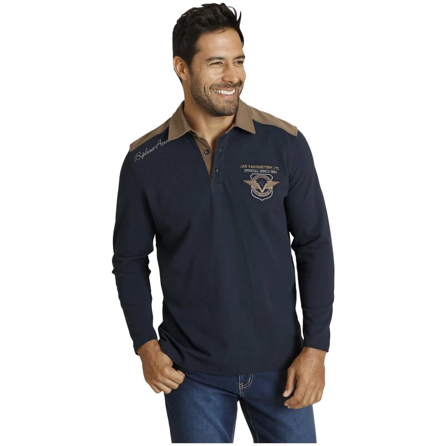 Sweatshirt BALDREK Dunkelblau 4 Sweatshirt BALDREK Dunkelblau – Bild 2