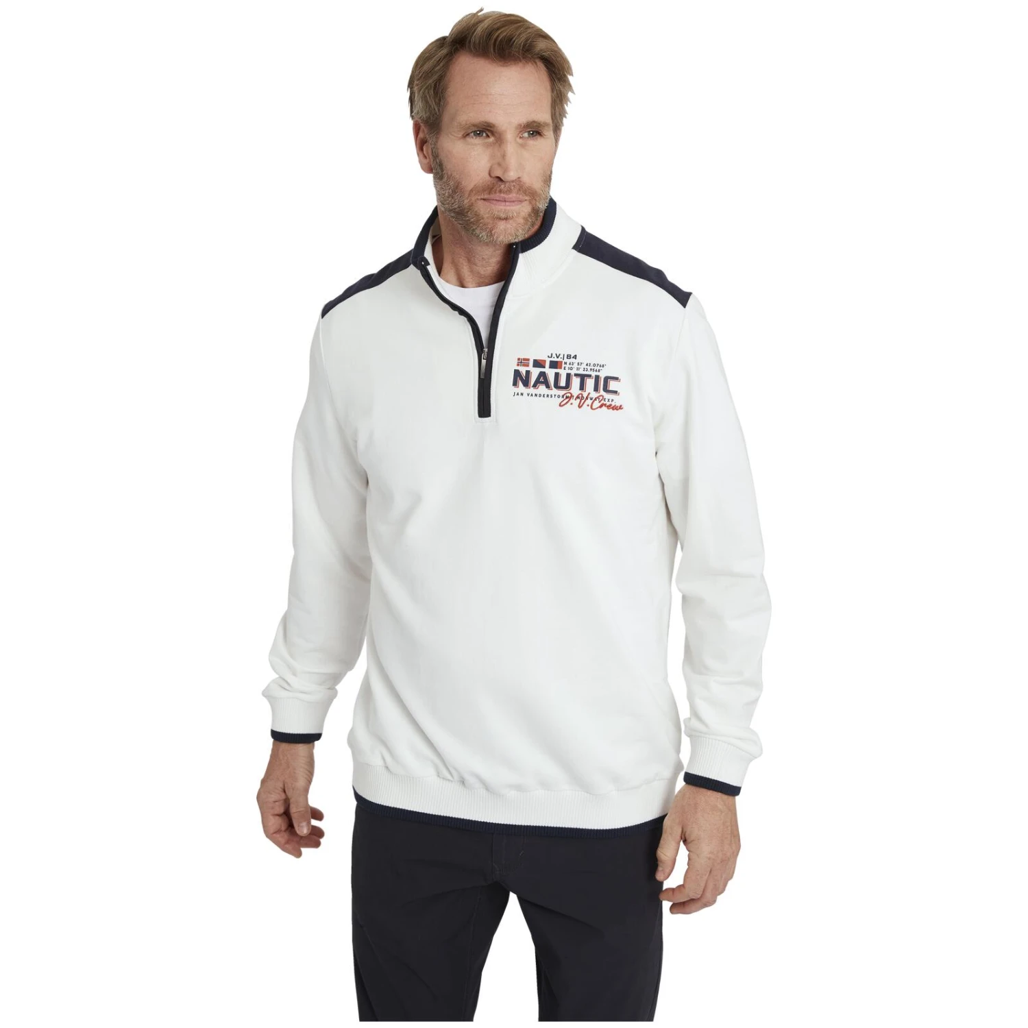 Sweatshirt ROSSKJELL Wollweiß 4 Sweatshirt ROSSKJELL Wollweiß – Bild 2