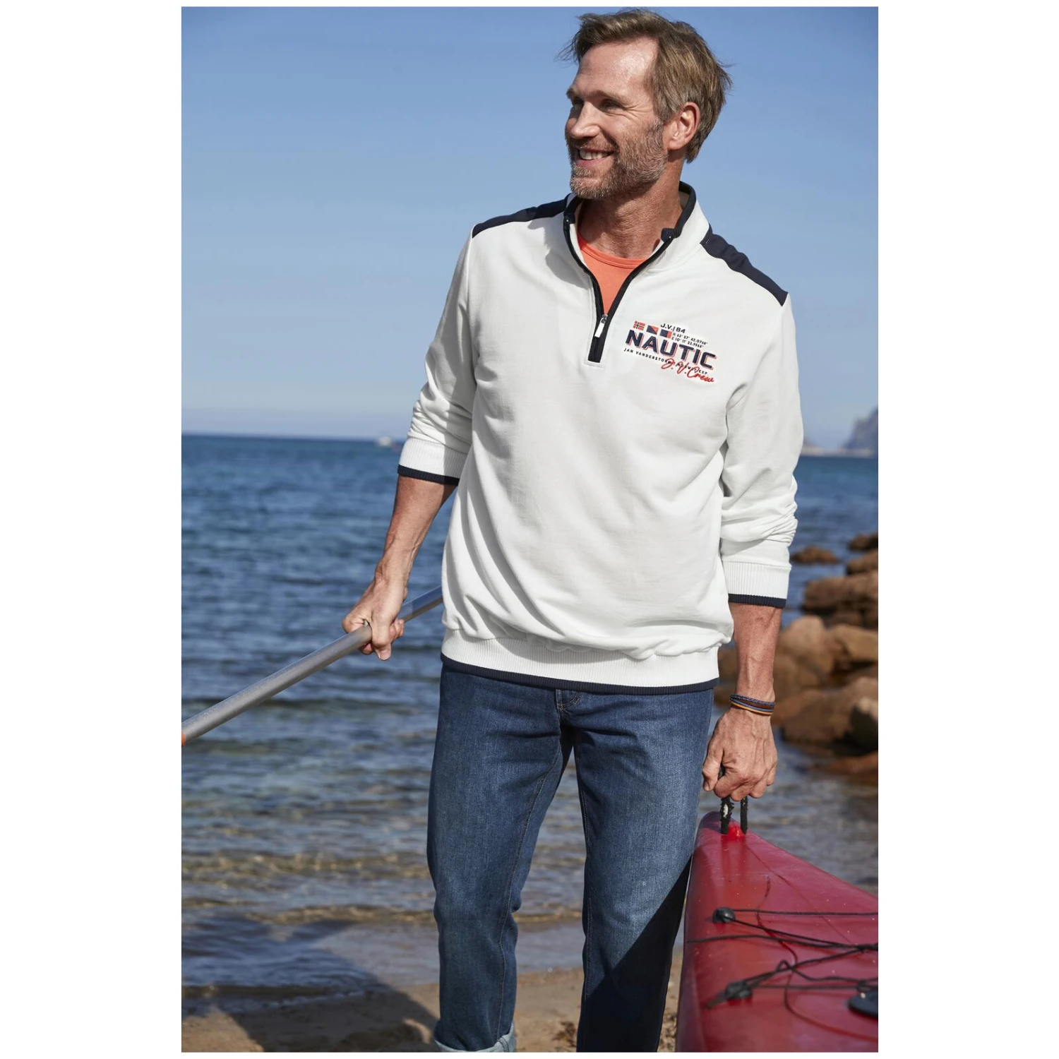 Sweatshirt ROSSKJELL Wollweiß 9 Sweatshirt ROSSKJELL Wollweiß – Bild 7