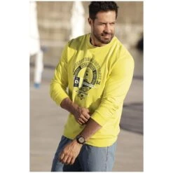 Sweatshirt DYRIK Gelb -Warme Kleidung server 558