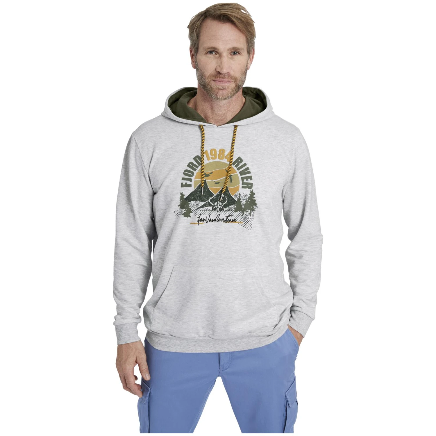 Sweatshirt NAVER Beige Melange 4 Sweatshirt NAVER Beige Melange – Bild 2