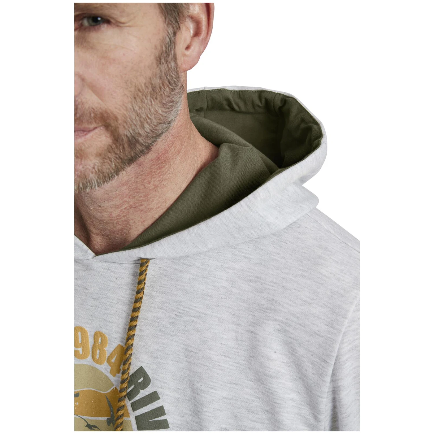 Sweatshirt NAVER Beige Melange 8 Sweatshirt NAVER Beige Melange – Bild 6