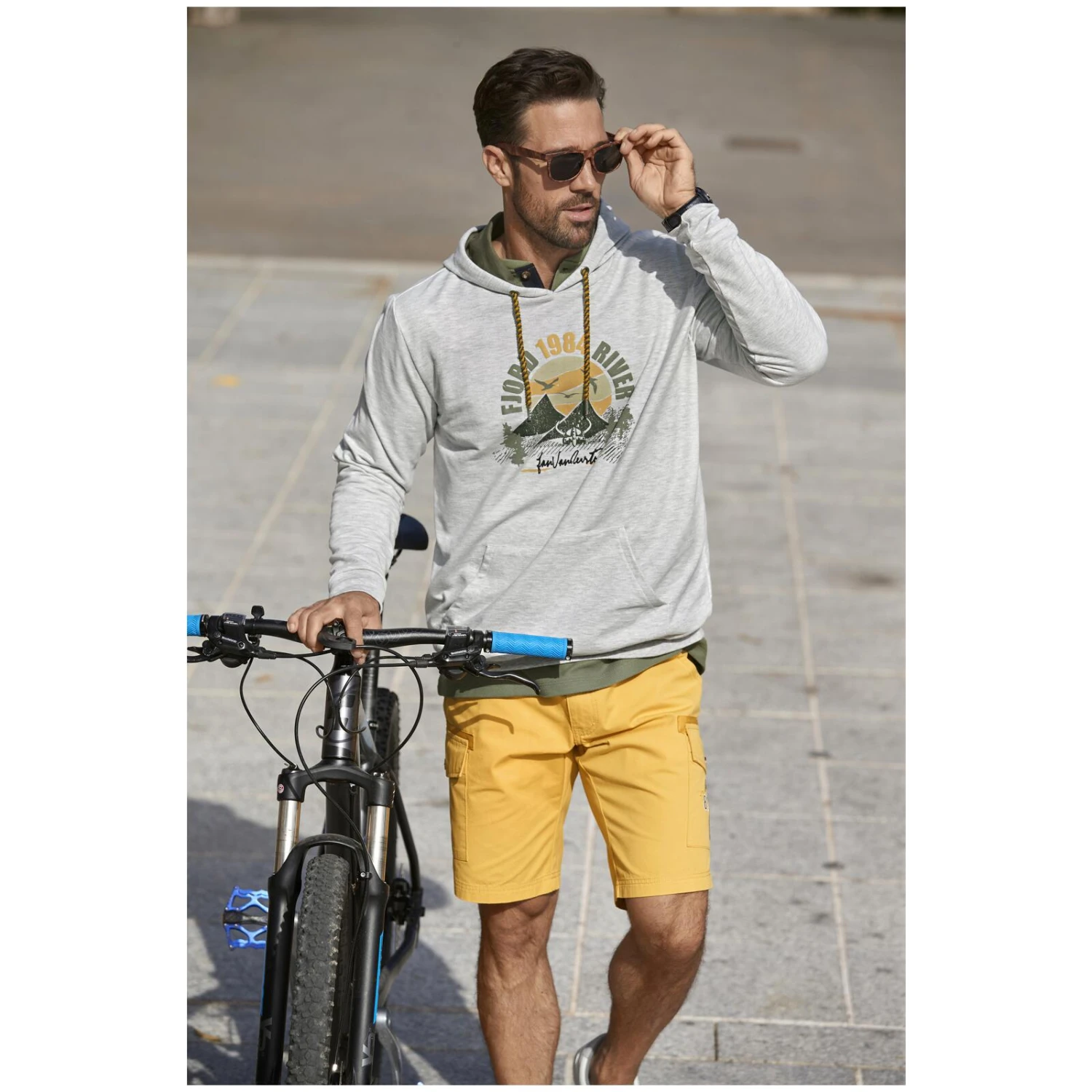 Sweatshirt NAVER Beige Melange 9 Sweatshirt NAVER Beige Melange – Bild 7