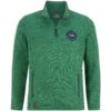 Fleece-Sweatshirt DAUBE Grün Melange -Warme Kleidung server 614