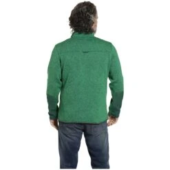 Fleece-Sweatshirt DAUBE Grün Melange -Warme Kleidung server 616