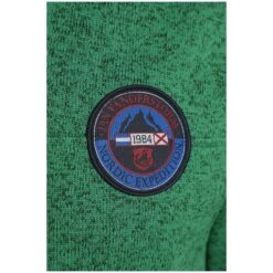 Fleece-Sweatshirt DAUBE Grün Melange -Warme Kleidung server 617