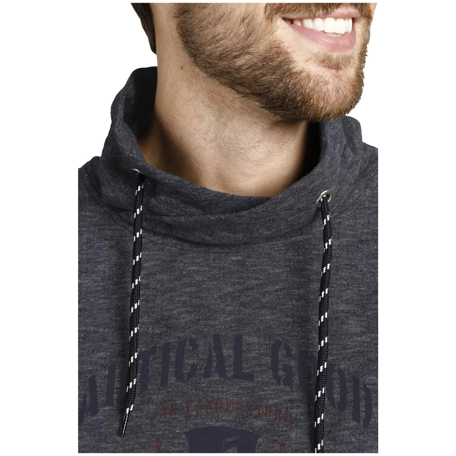 Sweatshirt HAGEN Blau Melange 6 Sweatshirt HAGEN Blau Melange – Bild 4