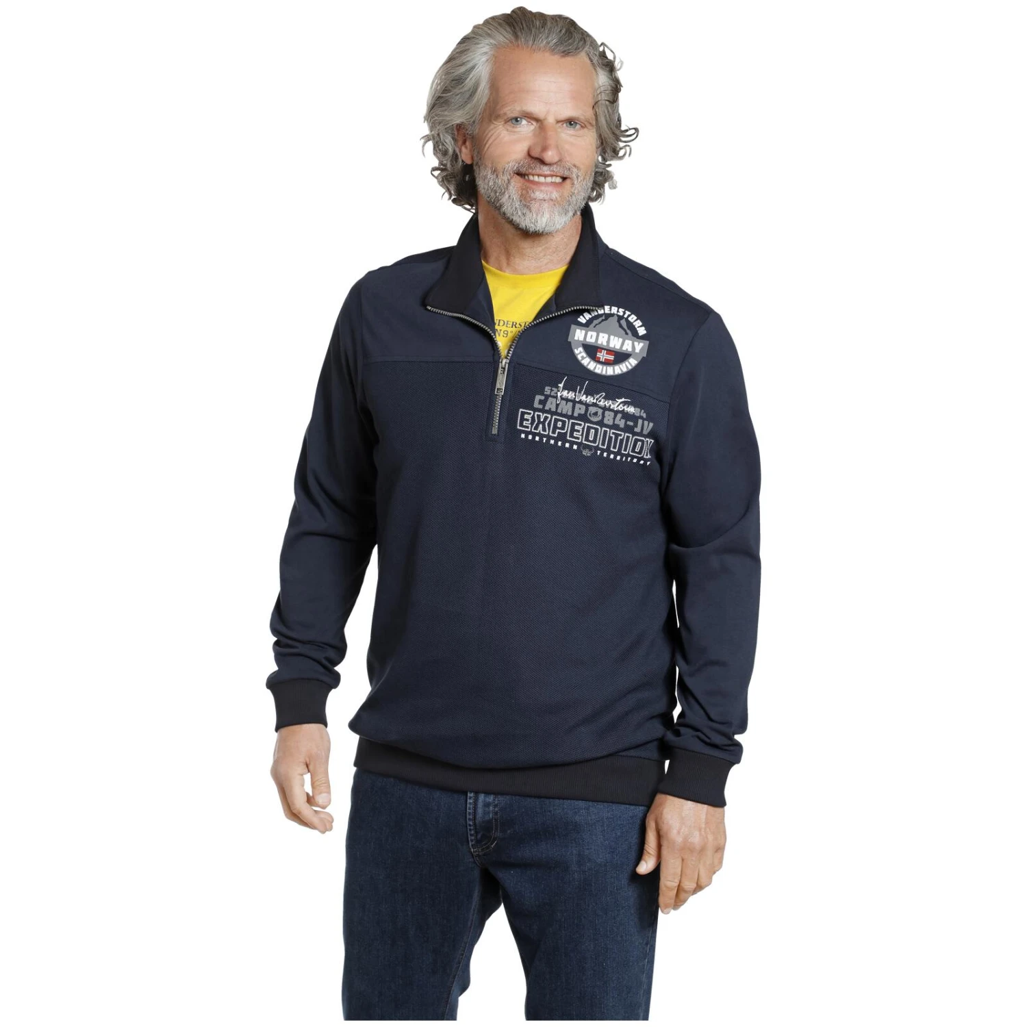 Sweatshirt ILMARI Dunkelblau 4 Sweatshirt ILMARI Dunkelblau – Bild 2