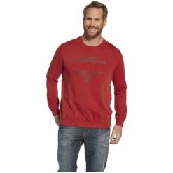 Sweatshirt AZZO Rot -Warme Kleidung server 704