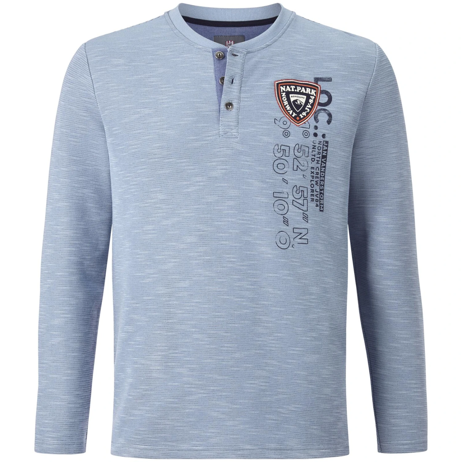 Sweatshirt REGINALD Hellblau Melange 3 Sweatshirt REGINALD Hellblau Melange