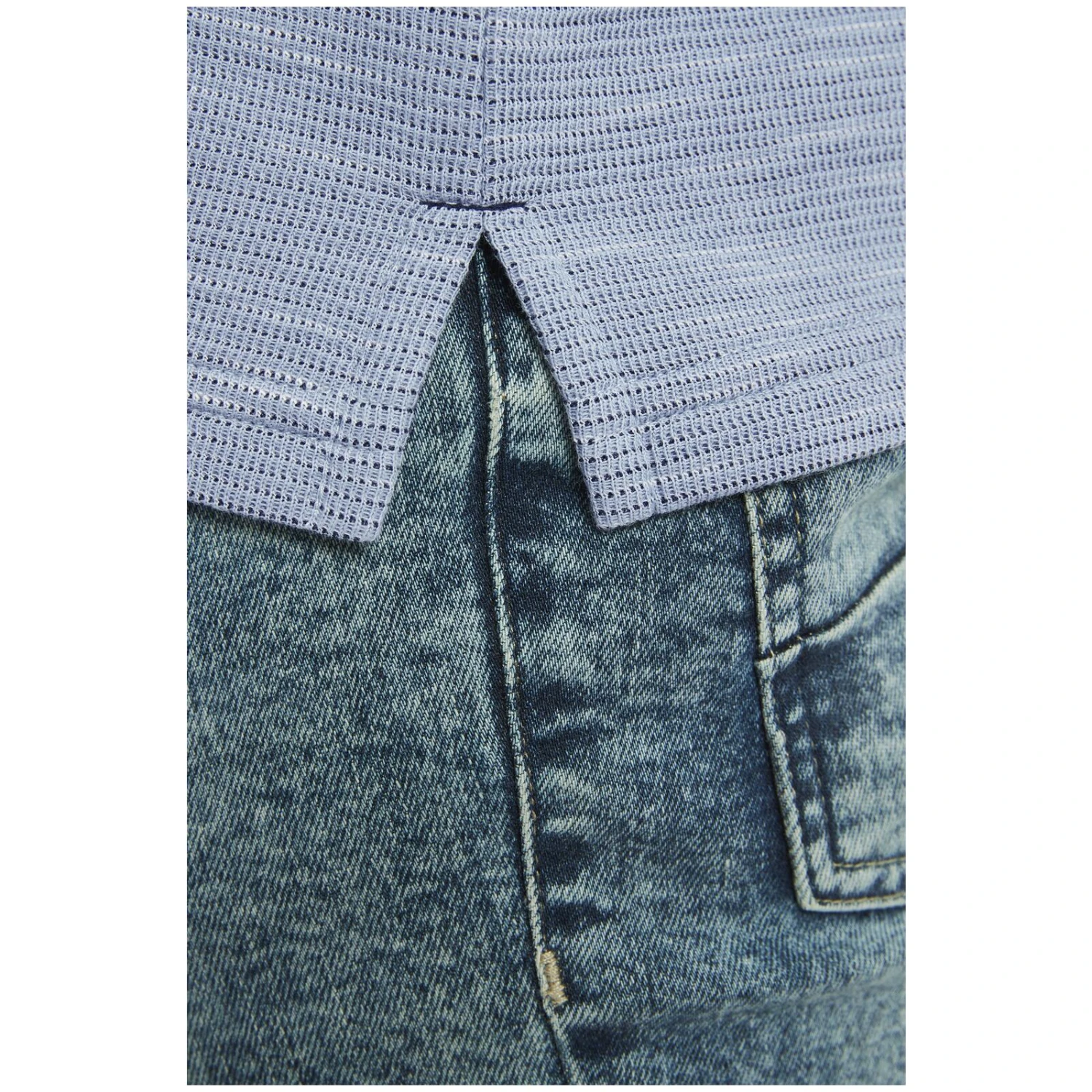 Sweatshirt REGINALD Hellblau Melange 8 Sweatshirt REGINALD Hellblau Melange – Bild 6