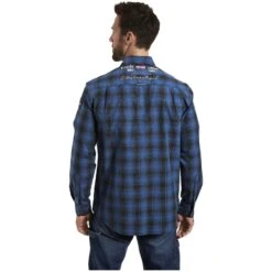 Hemd EEKA Schwarz Kariert -Warme Kleidung server 744