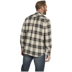 Hemd BROAK Beige Kariert -Warme Kleidung server 770