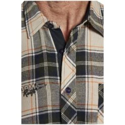 Hemd BROAK Beige Kariert -Warme Kleidung server 772