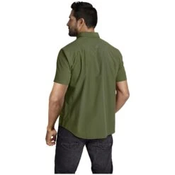 Kurzarmhemd CHRISTMAR Grün Bedruckt -Warme Kleidung server 794