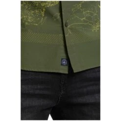 Kurzarmhemd CHRISTMAR Grün Bedruckt -Warme Kleidung server 795