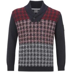 Titelseite 30 Pullover JORKIN Dunkelblau Gemustert