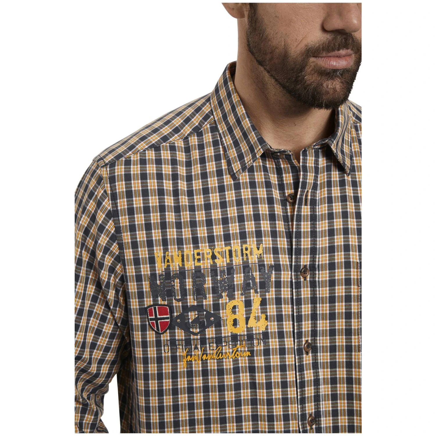 Set Hemd Und T-Shirt RATFRIED Dunkelblau Kariert 10 Set Hemd Und T-Shirt RATFRIED Dunkelblau Kariert – Bild 8