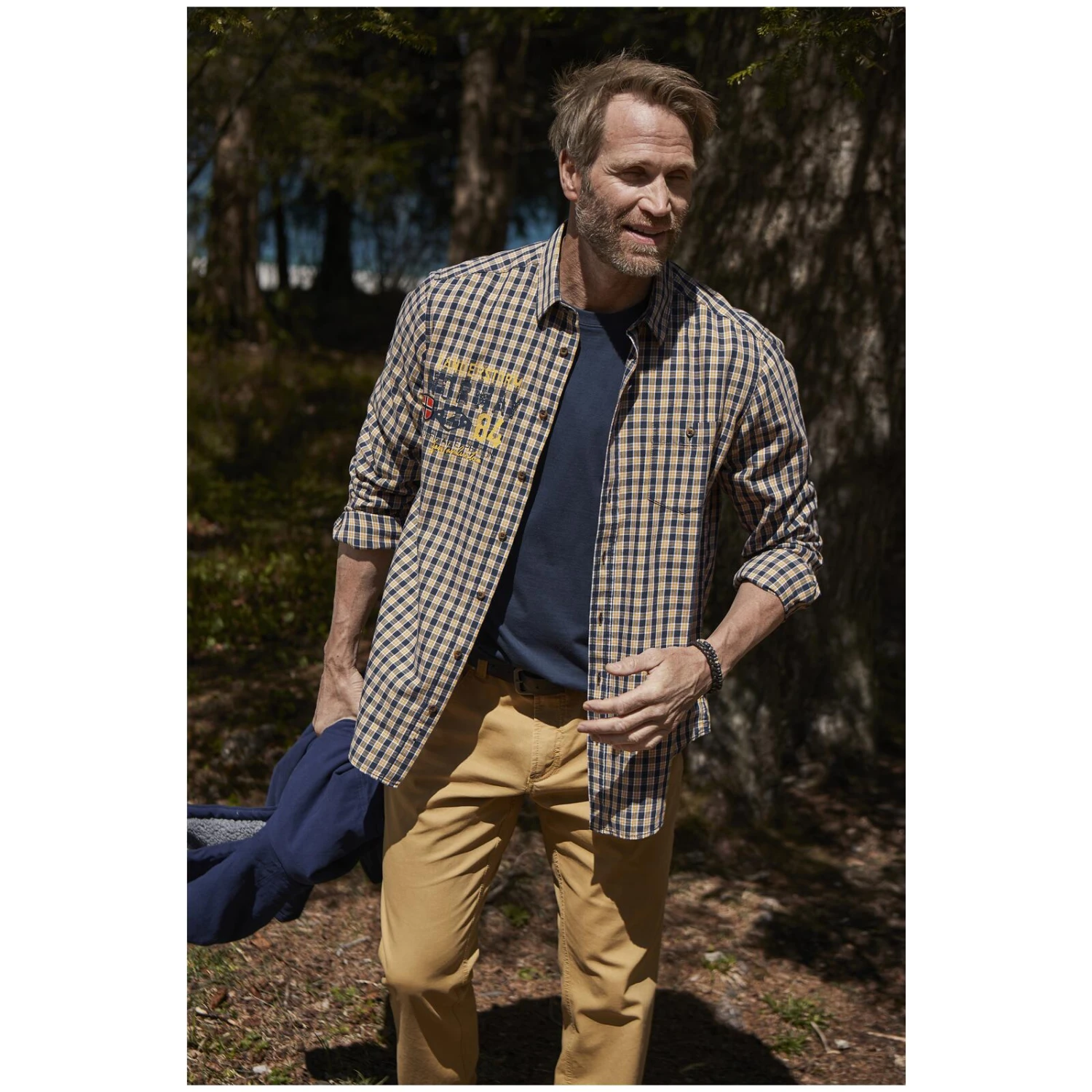 Set Hemd Und T-Shirt RATFRIED Dunkelblau Kariert 12 Set Hemd Und T-Shirt RATFRIED Dunkelblau Kariert – Bild 10