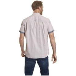 Kurzarmhemd HERVALD Orange Gestreift 11 Kurzarmhemd HERVALD Orange Gestreift -Warme Kleidung server 822