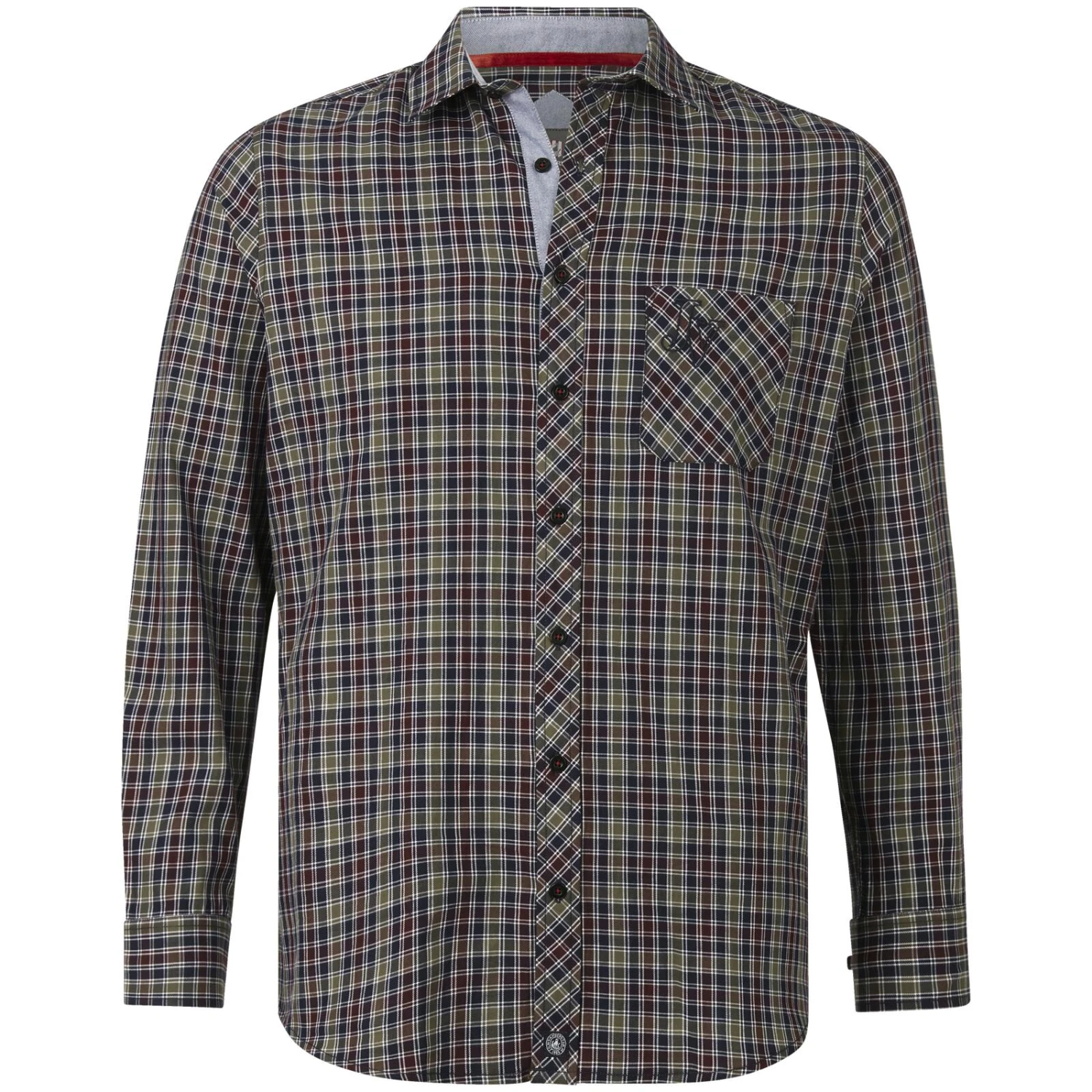 Hemd OLEKSSON Oliv Kariert 3 Hemd OLEKSSON Oliv Kariert