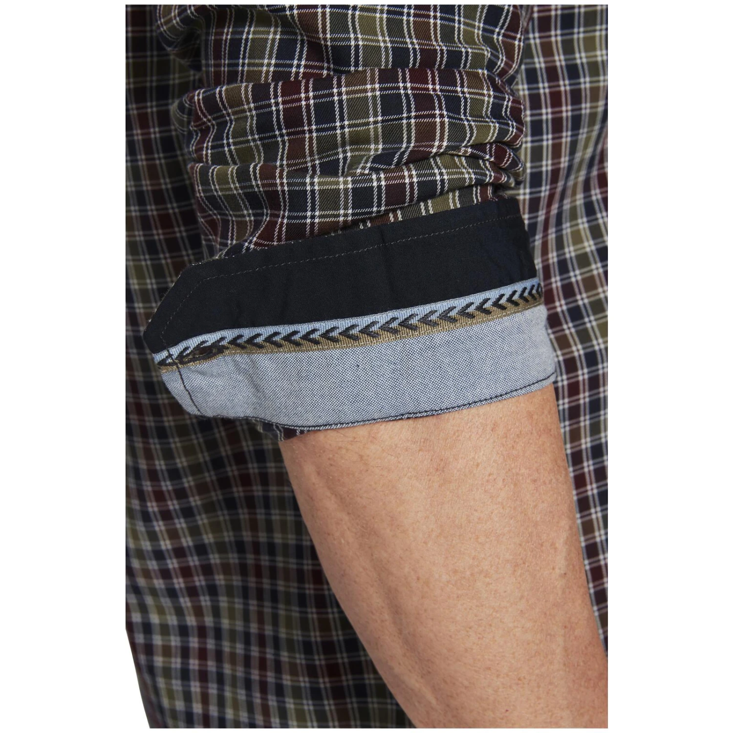 Hemd OLEKSSON Oliv Kariert 10 Hemd OLEKSSON Oliv Kariert – Bild 8