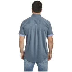 Kurzarmhemd THJORVEN Blau Gestreift 14 Kurzarmhemd THJORVEN Blau Gestreift -Warme Kleidung server 837