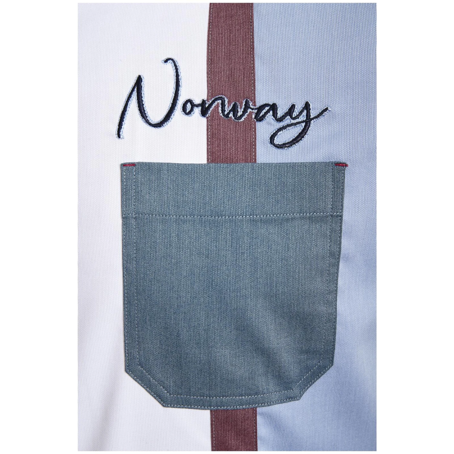 Kurzarmhemd THJORVEN Blau Gestreift 6 Kurzarmhemd THJORVEN Blau Gestreift – Bild 4