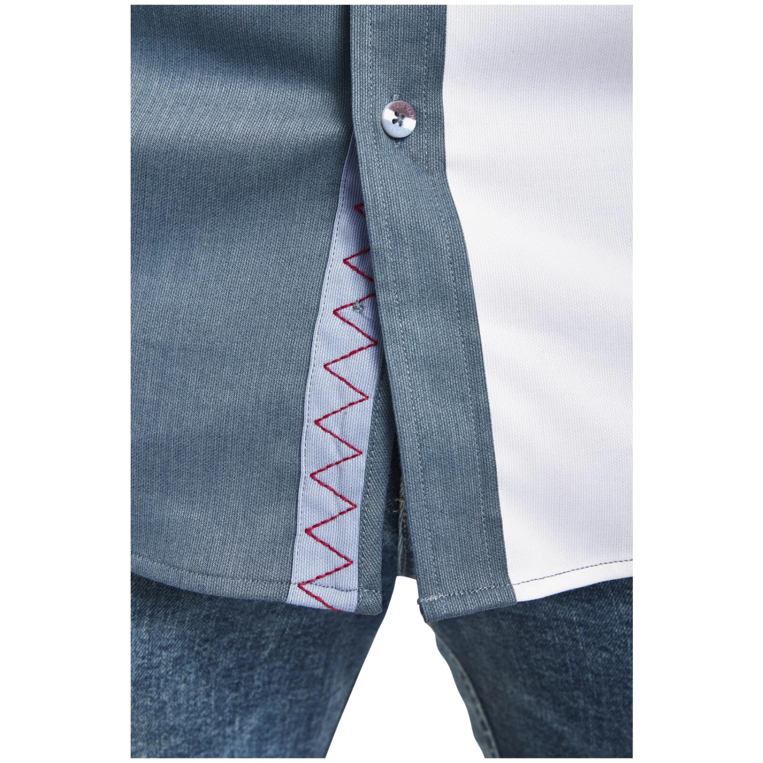 Kurzarmhemd THJORVEN Blau Gestreift 8 Kurzarmhemd THJORVEN Blau Gestreift – Bild 6