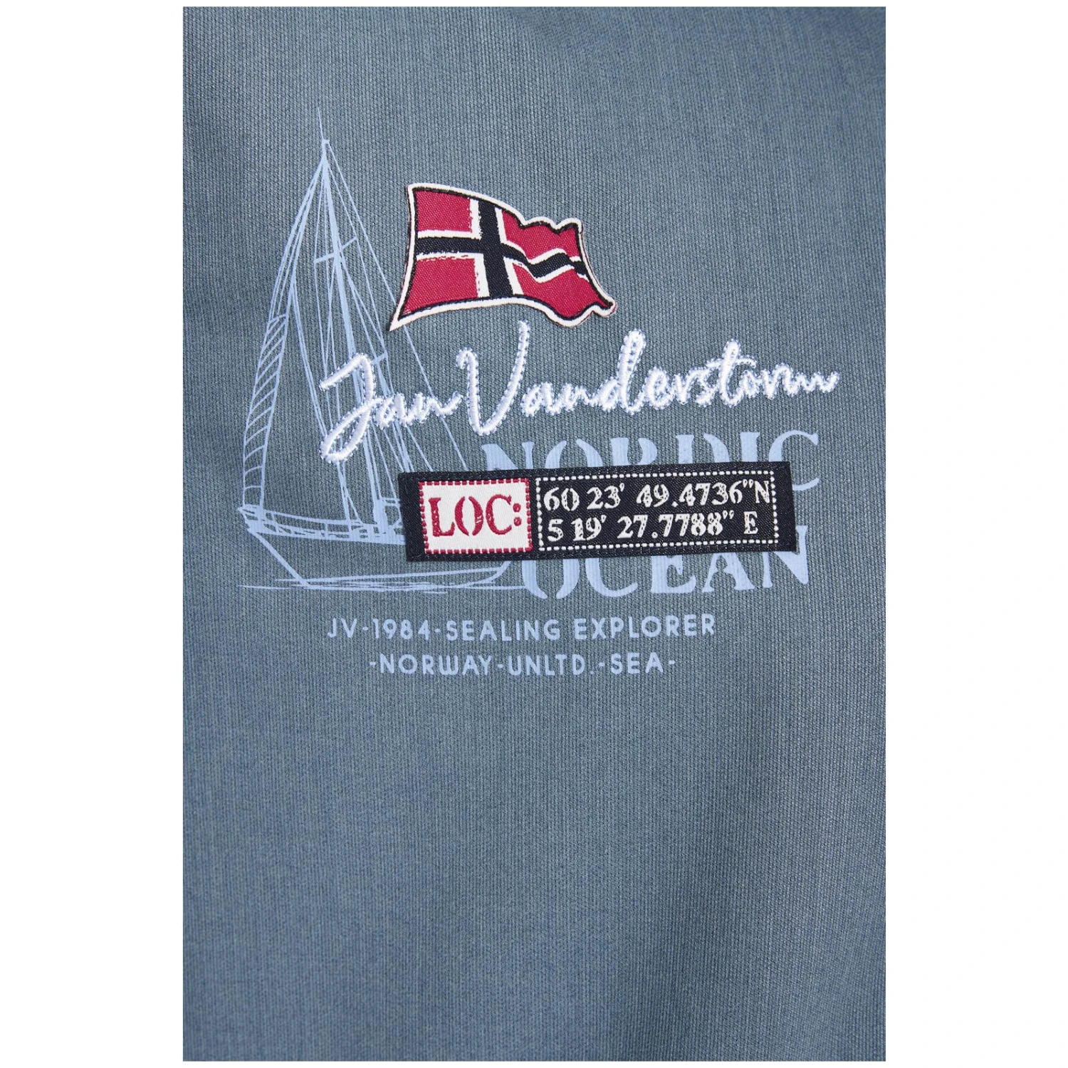 Kurzarmhemd THJORVEN Blau Gestreift 10 Kurzarmhemd THJORVEN Blau Gestreift – Bild 8