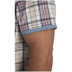 Kurzarmhemd PALLE Beige Kariert 14 Kurzarmhemd PALLE Beige Kariert -Warme Kleidung server 853