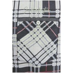 Kurzarmhemd AGNE Mint Kariert -Warme Kleidung server 861