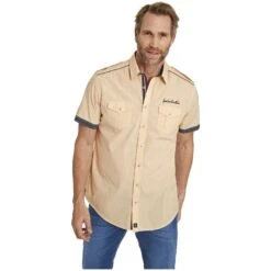 Kurzarmhemd SKIRNIR Beige -Warme Kleidung server 868