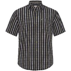 Hemd HINNE Schwarz Beige