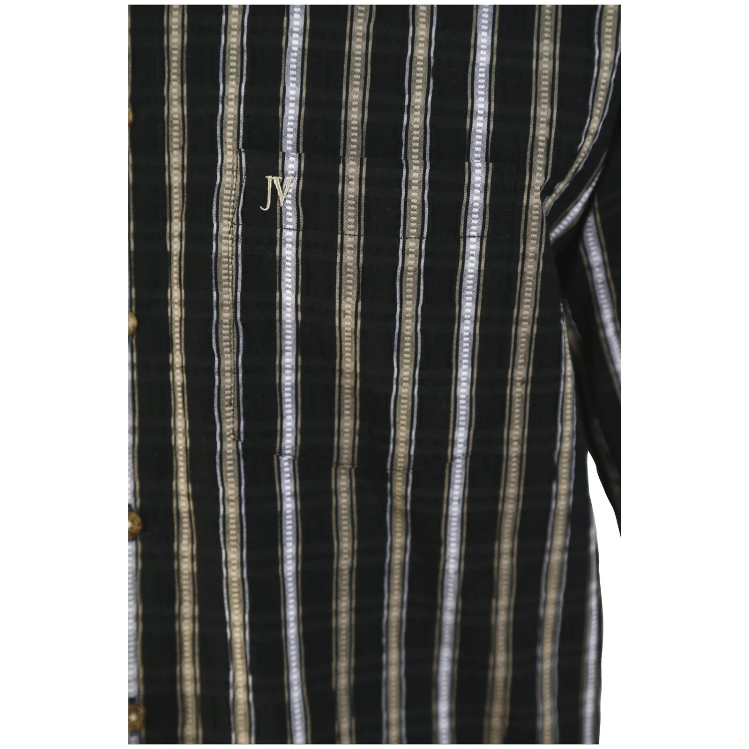 Hemd HINNE Schwarz Beige 6 Hemd HINNE Schwarz Beige – Bild 4