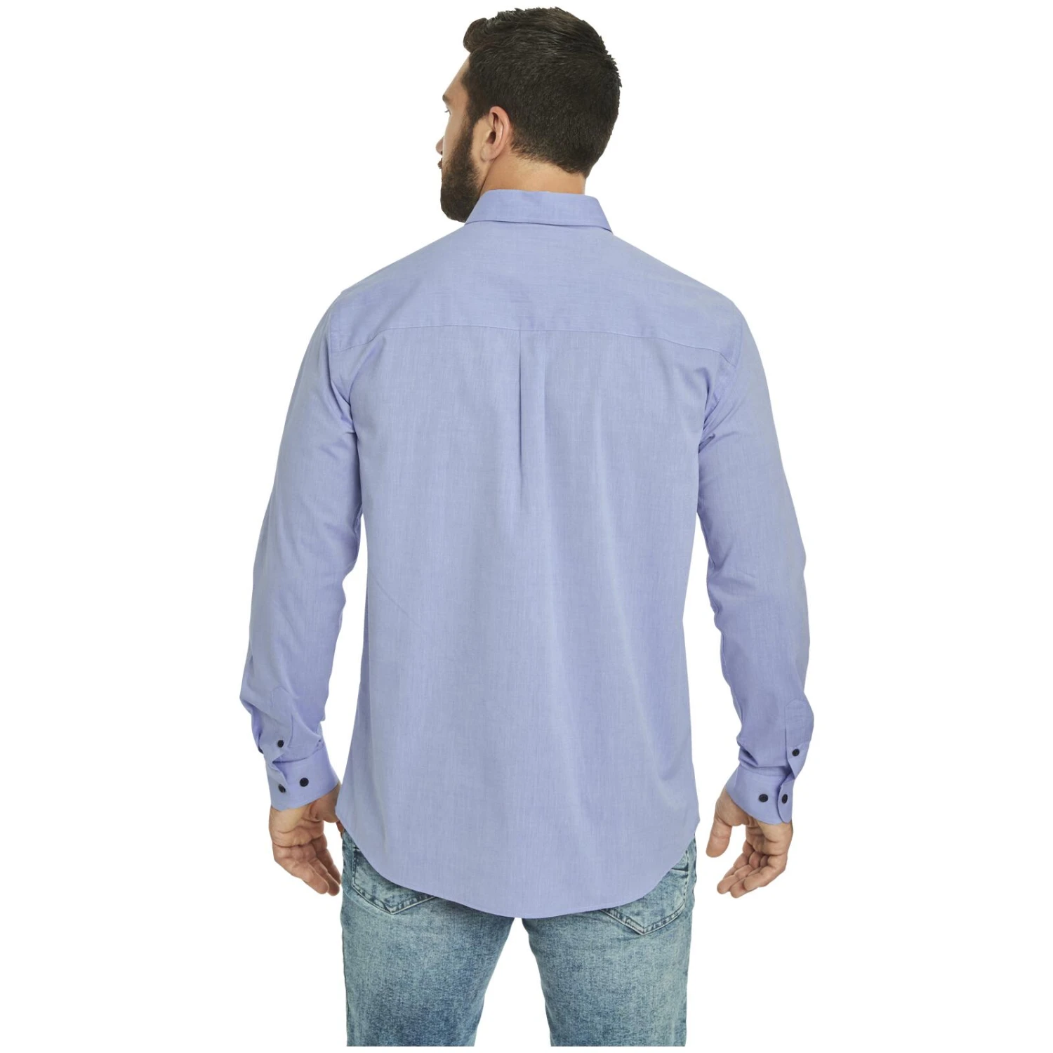 Doppelpack Hemd ULFE Hellblau Weiß 7 Doppelpack Hemd ULFE Hellblau Weiß – Bild 5