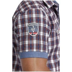 Kurzarmhemd SINDBALD Blau Rot Kariert 13 Kurzarmhemd SINDBALD Blau Rot Kariert -Warme Kleidung server 924