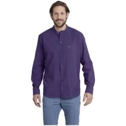 Stehkragenhemd KALLU Lila 8 Stehkragenhemd KALLU Lila -Warme Kleidung server 936