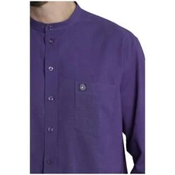 Stehkragenhemd KALLU Lila 10 Stehkragenhemd KALLU Lila -Warme Kleidung server 938