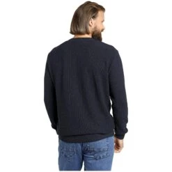 Pullover ALBREKT Dunkelblau 13 Pullover ALBREKT Dunkelblau -Warme Kleidung server 94