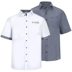 Titelseite 15 Doppelpack Hemd EVIN Weiß Blau