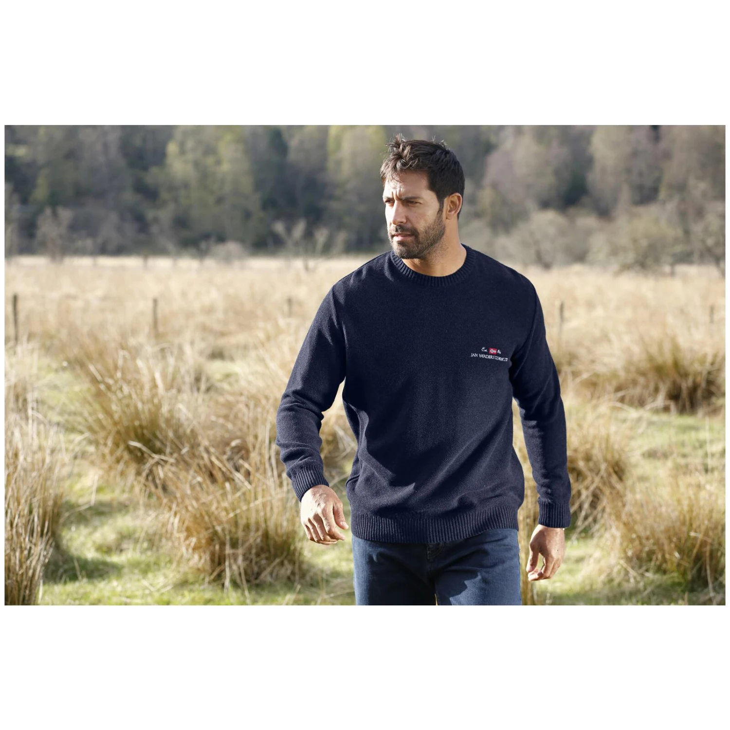 Pullover ALBREKT Dunkelblau 9 Pullover ALBREKT Dunkelblau – Bild 7