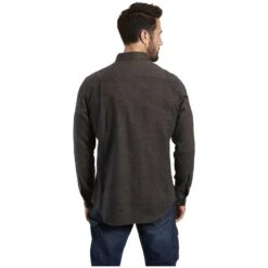 Flanellhemd NOTKER Braun -Warme Kleidung server 986