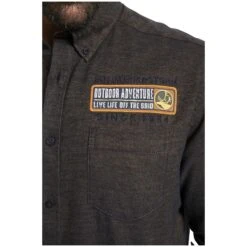 Flanellhemd NOTKER Braun -Warme Kleidung server 988